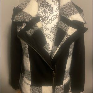 Tulle black and white jacket